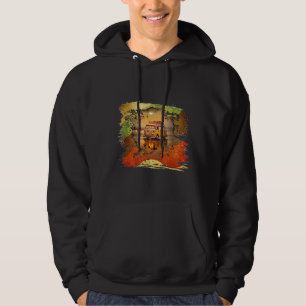 Retro Camper Van Hippie Soul Surf Life Gift Hoodie