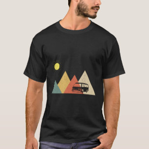 Retro Camper Van Life Vintage Bus Vanlife T-Shirt