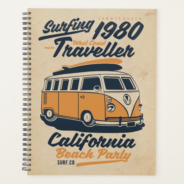 Retro Camper Van Planner (Front)