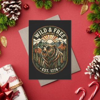 Retro Camping Hiking Outdoor Nature Lover Design Acrylic Invitations