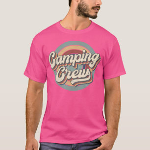 Retro Camping Matching For Family Campfire Vintage T-Shirt