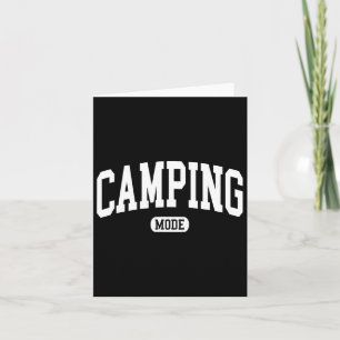 Retro Camping Mode Camper Hiking Lover Camping Cre Card