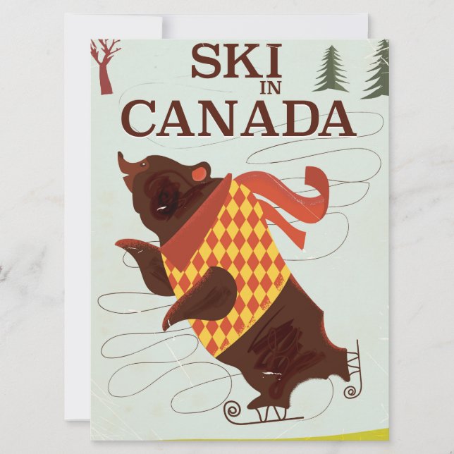 Retro Canadian travel poster (Front)