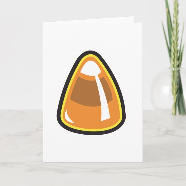 retro candy corn card (Front)