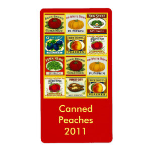 Retro Canning Jar Labels Label Canned Goods Canner
