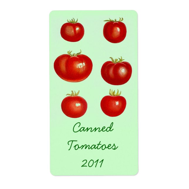 Retro Canning Jar Labels Label Canned Goods Canner (Front)