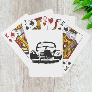 Retro Car Playing Cards