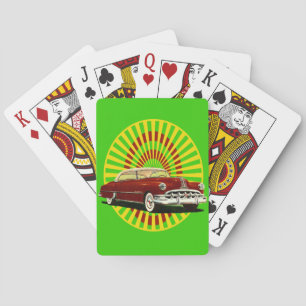 Retro Car Playing Cards