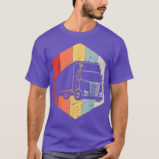 Retro Car Vintage Truck Silhouette Automotive Love T-Shirt