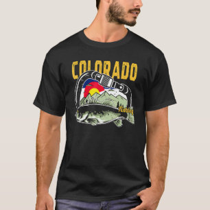 Retro Carabiner Colorado Fishing T-Shirt