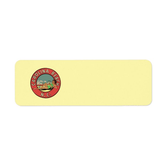 Retro Carolina Beach Roundel (Front)