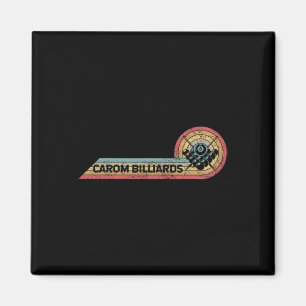 Retro Carom Billiards Vintage Player Film Strip Magnet