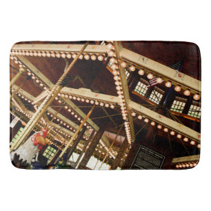 Retro Carousel Bath Mat