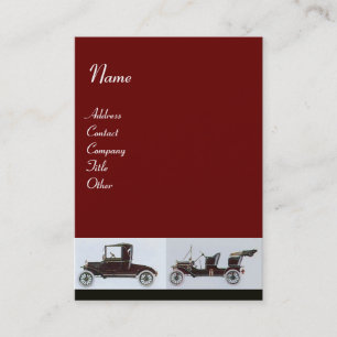 RETRO CARS 2- Auto repairs, automotive Business Card