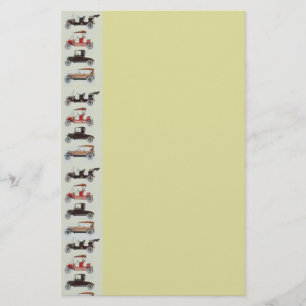 RETRO CARS 2 AUTO RESTORATION grey red yellow Stationery