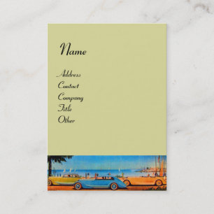 RETRO CARS - Auto repair automotive Business Card