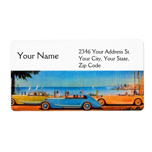 RETRO CARS - Auto repair automotive ,white (Front)