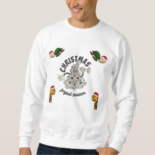 Retro Cartoon Christmas Joyful Season  Sweatshirt