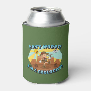 Retro Cartoon- Don't Worry; I'm a Geologist! Can Cooler