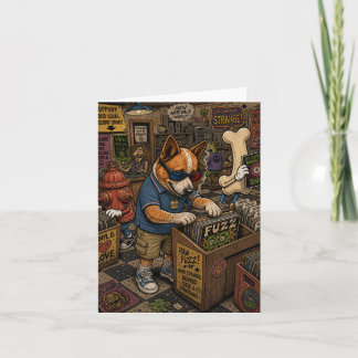 Retro Cartoon Greeting Card