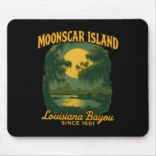 Retro Cartoon Halloween Zombie Island 1  Mouse Pad