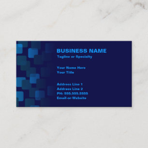 retro cascades business card