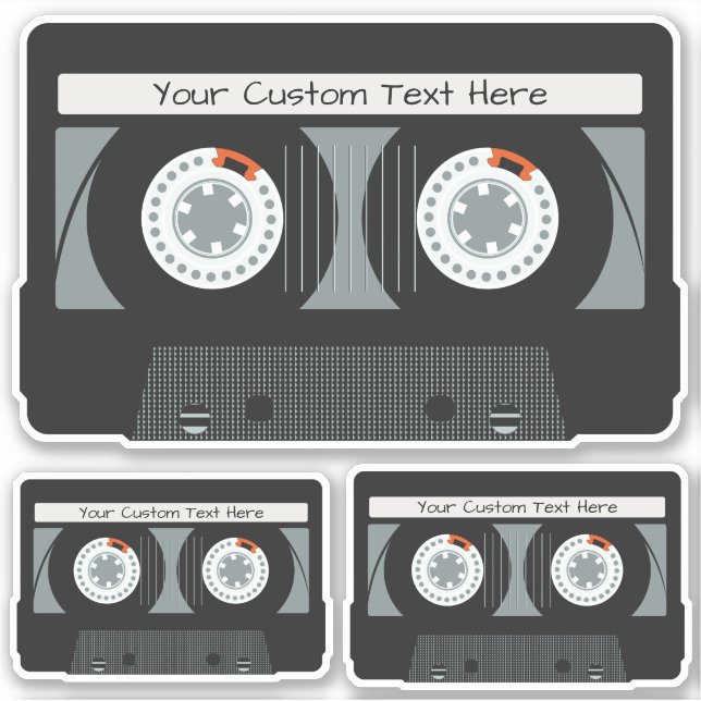 Retro Casette Tape custom text (Front)