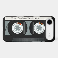 Retro Casette Tape custom text phone cases