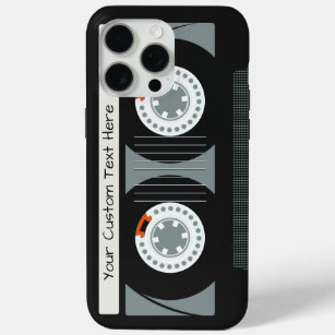 Retro Casette Tape custom text phone cases
