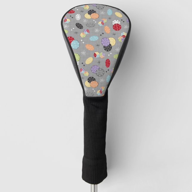 Retro Casino Dice Golf Head Cover (Front)