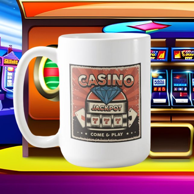 retro Casino gambling lovers Coffee Mug (Creator Uploaded)