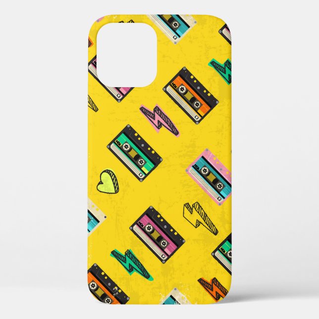Retro Cassette: 80's Love Party Design Case-Mate iPhone Case (Back)