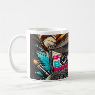 Retro Cassette Mug - Vintage Music Design