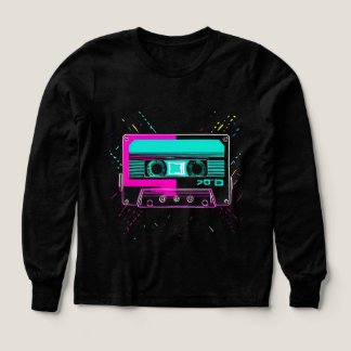 “Retro Cassette Tape 80s Music Lover T-Shirt”