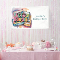 Retro Cassette Tape Let’s Boogie Adult Birthday 