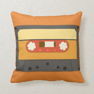 Retro cassette tape pillow