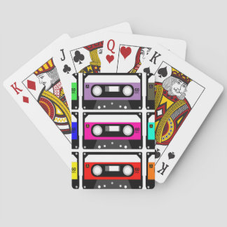 Retro Cassette Tape Playing Cards