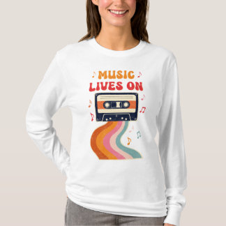 Retro Cassette Tape Shirt – Music Lives On Vintage