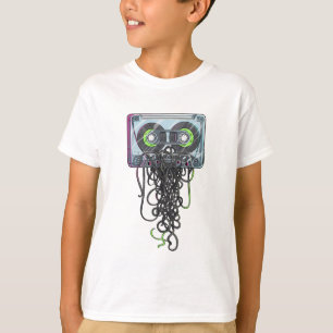 Retro Cassette Tape Tangled Ribbon Kids T-Shirt