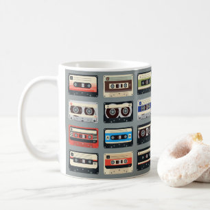 Retro Cassette Tapes 80s Coffee Mug