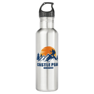 Retro Castle Peak Hike T-Shirt 710 Ml Water Bottle