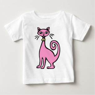 Retro Cat - Baby (F&B designs) - Customised T-Shirt