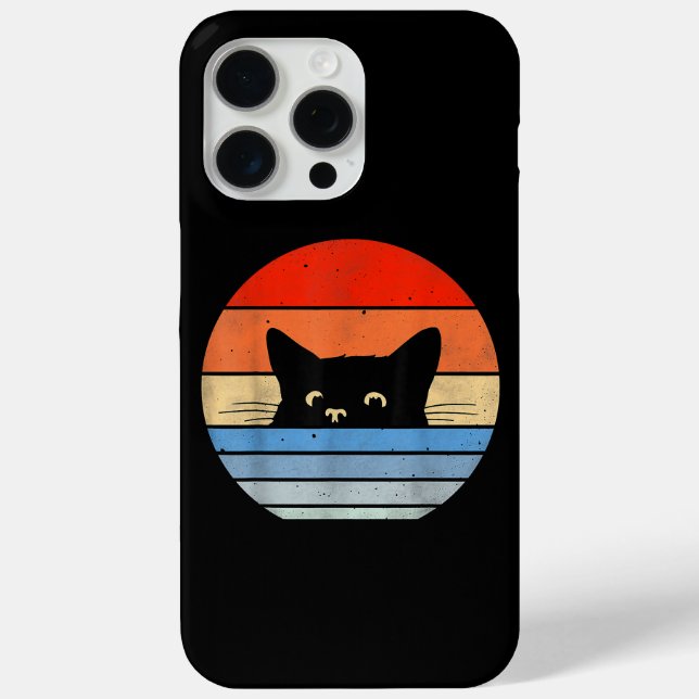 Retro Cat, Cat Lover, Cat Owner, Cute Cat Case-Mate iPhone Case (Back)