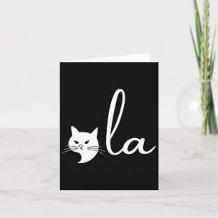 Retro Cat Comma La Kamala Harris For President 202 Card