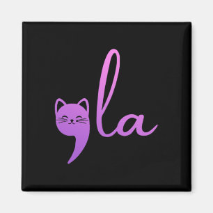 Retro Cat Comma La Kamala Harris For President 202 Magnet