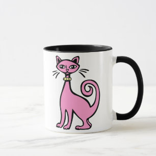 Retro Cat - Customised Mug