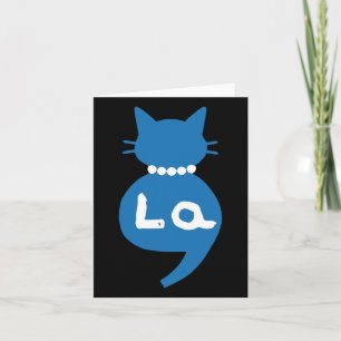 Retro Cat Cute Shoes Comma La Kamala Harris 2024 1 Card