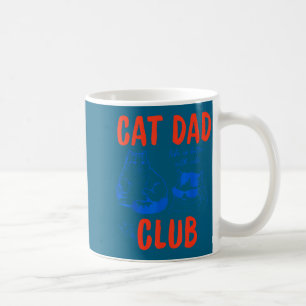Retro Cat Dad Club Life Is Better With Cats Funny  Coffee Mug
