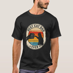 Retro Cat Dad Ever Cats Lovers for Men, Women, and T-Shirt
