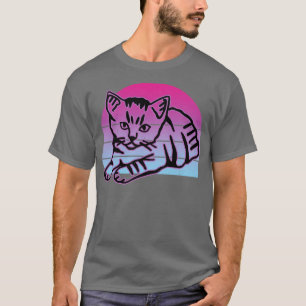 Retro cat graphic cat for cat owner T-Shirt